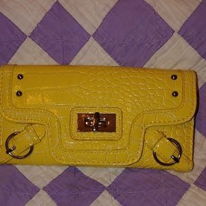 Pretty yellow wallet